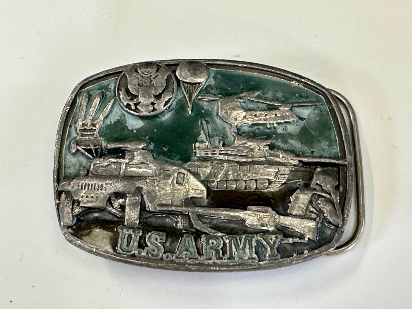 US United States Army No greater Honor than serving 91 Commemorative belt buckle