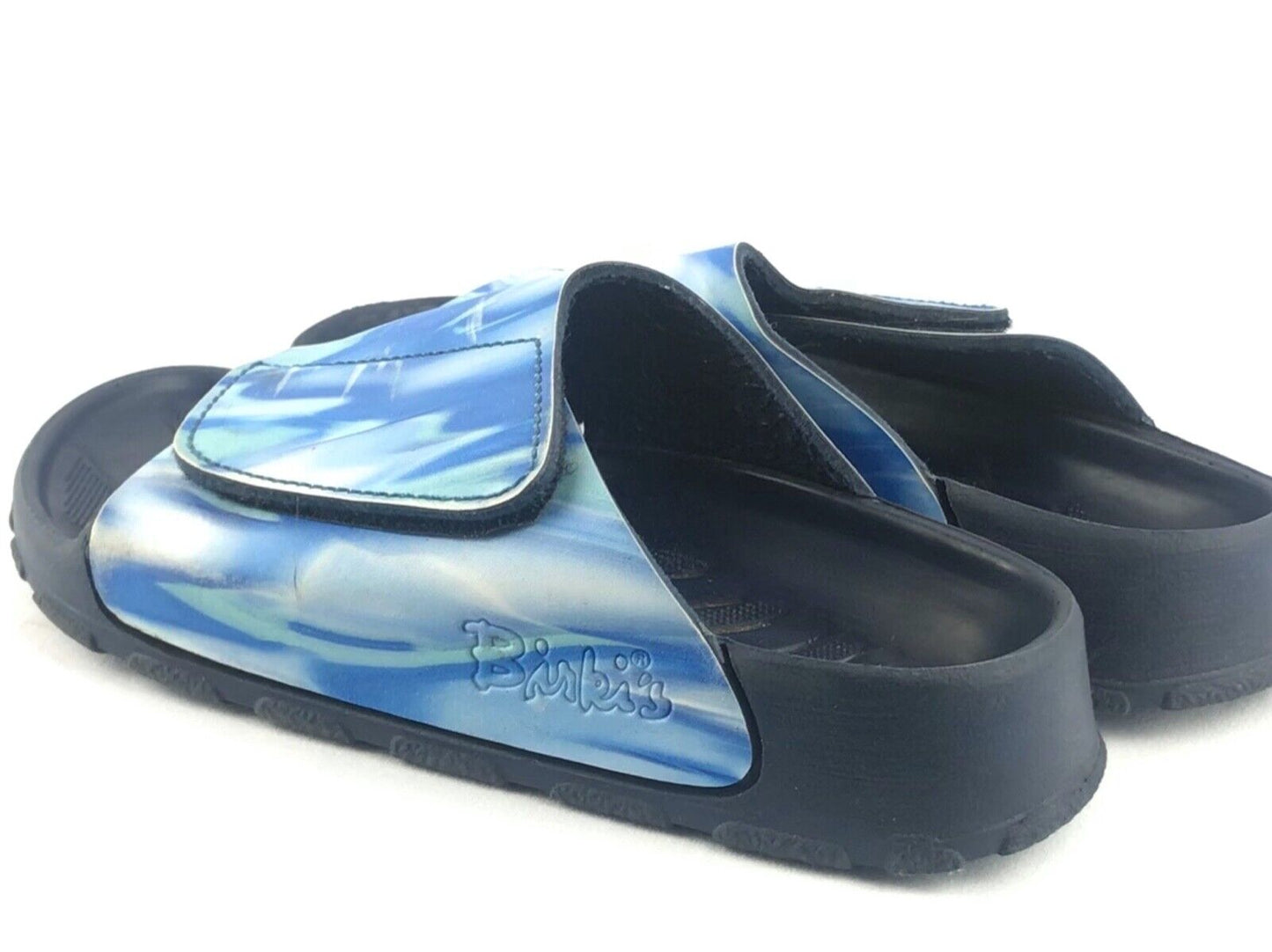 BIRKI'S Samoa Birkenstock Blue Ocean Slides Water Shoes Unisex Kids 36 5 3