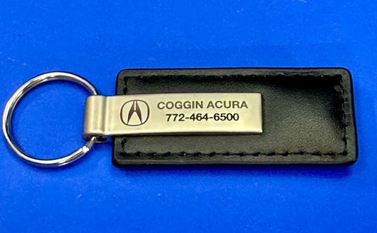 Vintage Coggin Acura Auto Dealers Car Keychain - Key Ring Chain