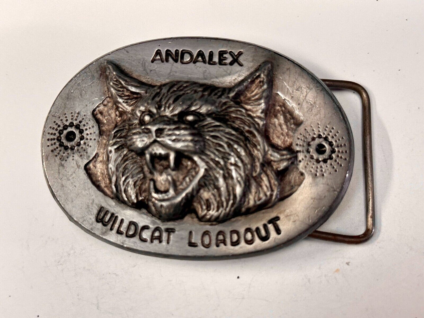 Andalex Wildcat Loadout Vintage Belt Buckle by Sculpture Artist Gary Frazen