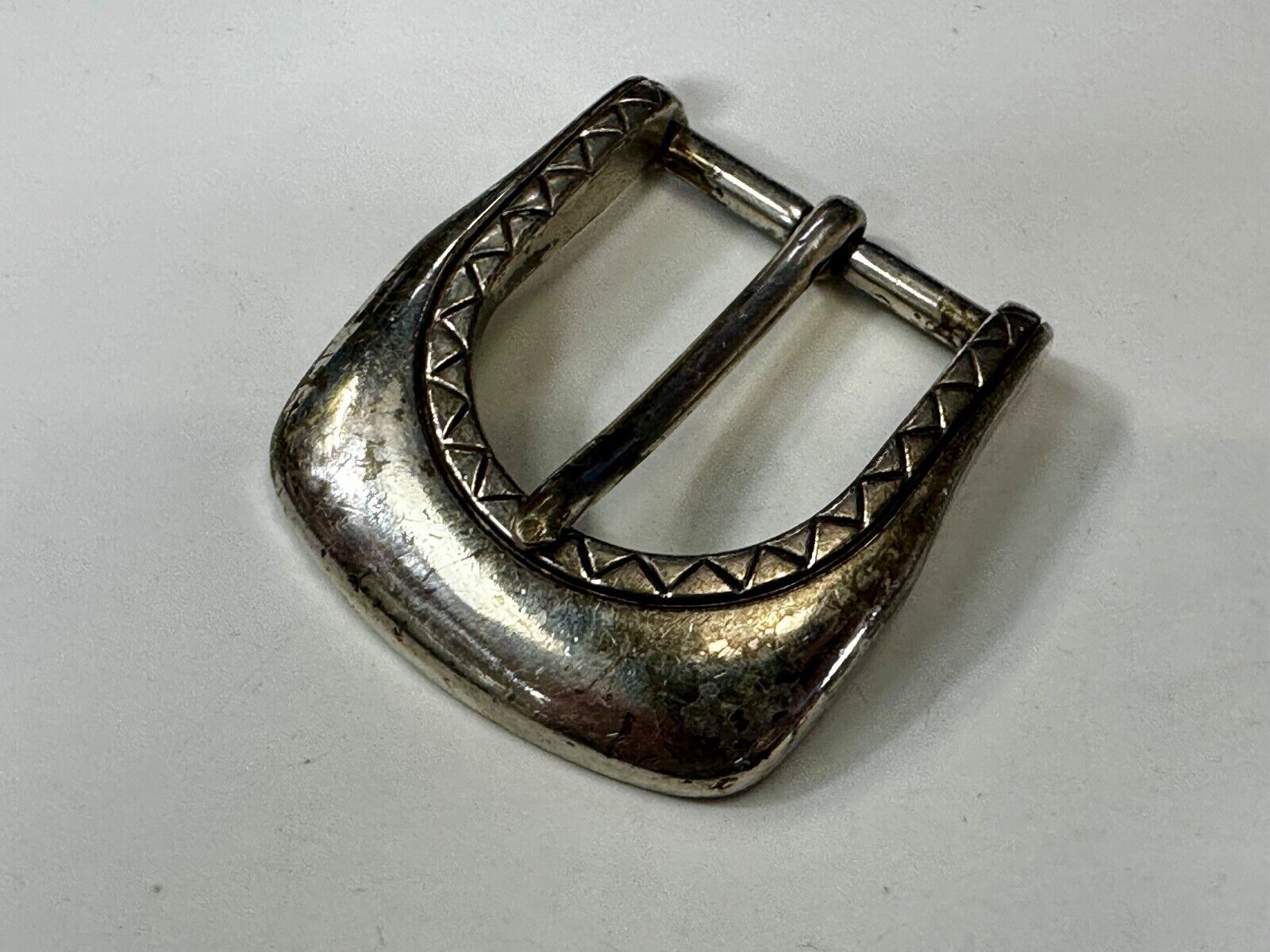 Unique 1994 Ranger Style Replacement Western Silver Tone Belt Buckle