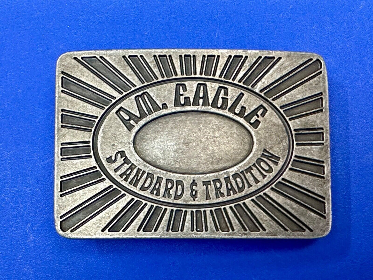 AM EAGLE STANDARD AND TRADITION BELT BUCKLE