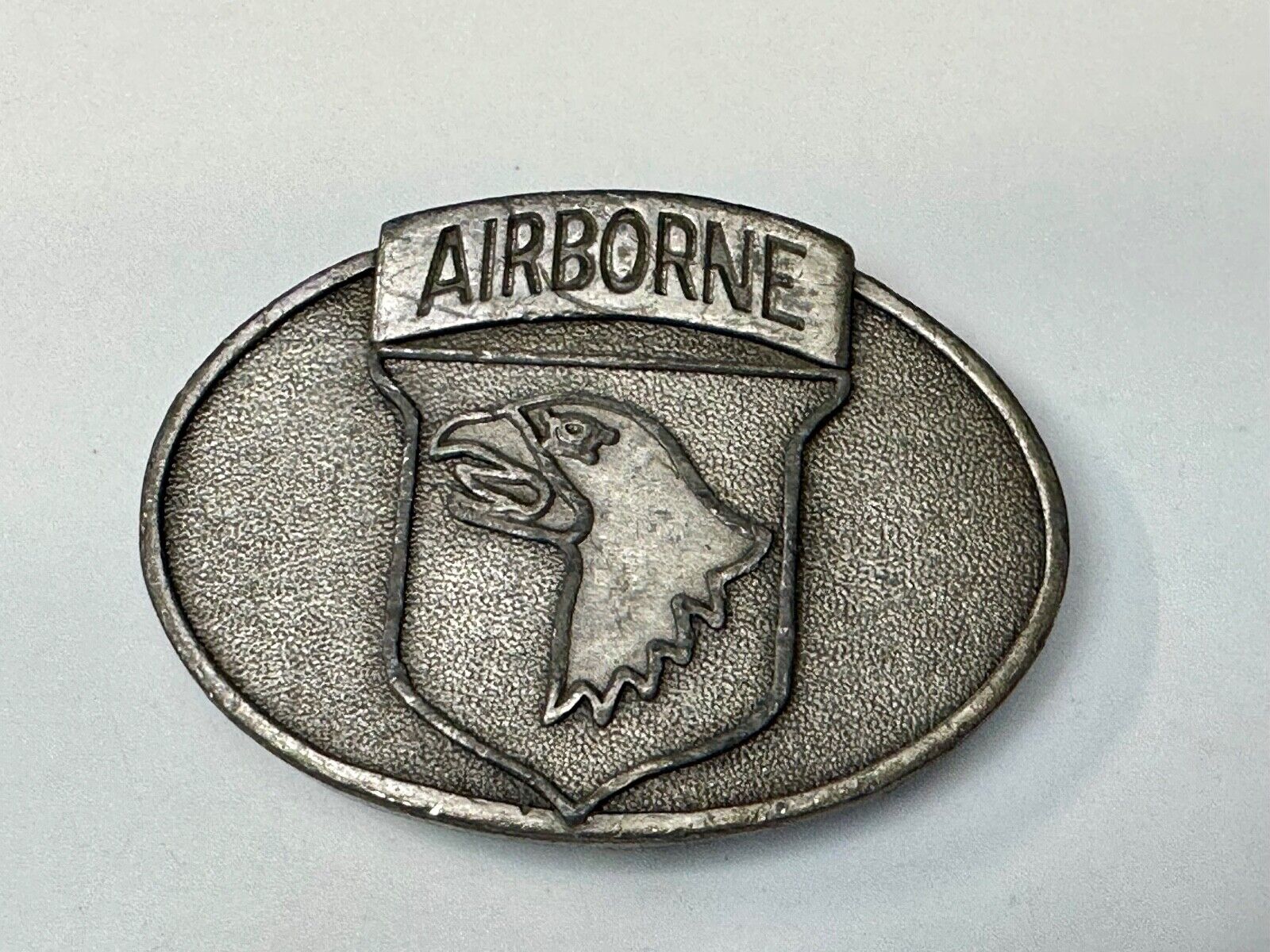 101st Airborne Division US Army Vintage Belt Buckle Appaloosa Trading Co P-133