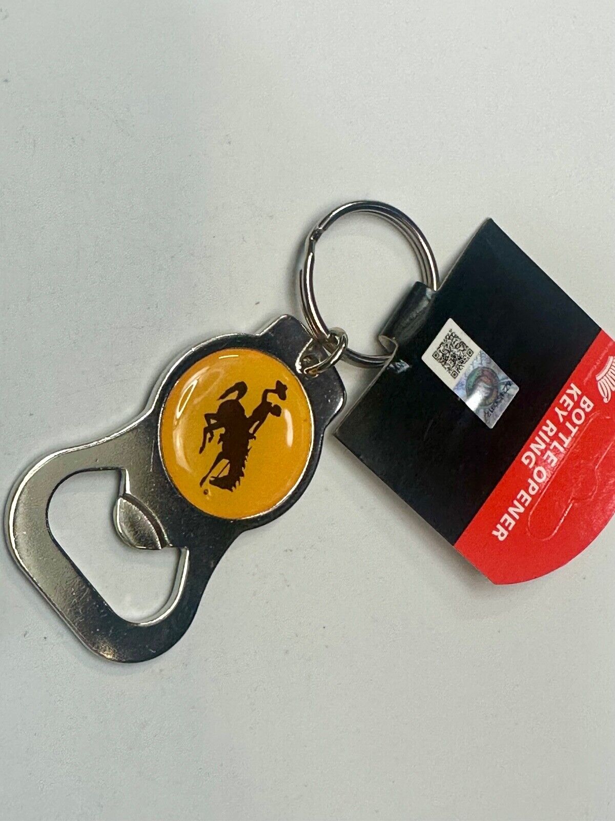 University of Wyoming Cowboys Bottle Opener Keychain Key Ring by Aminco