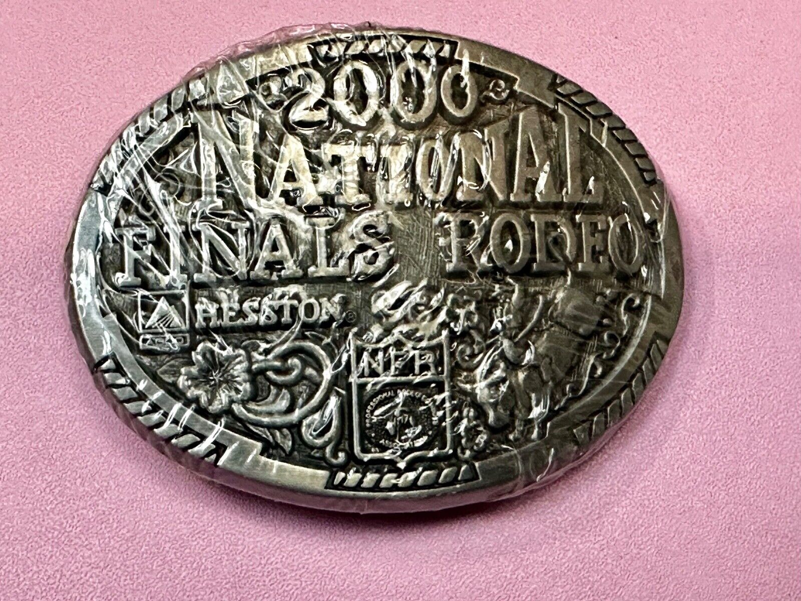 2000 NFR National Finals Rodeo  NOS Youth Size Montana Silversmiths Belt Buckle
