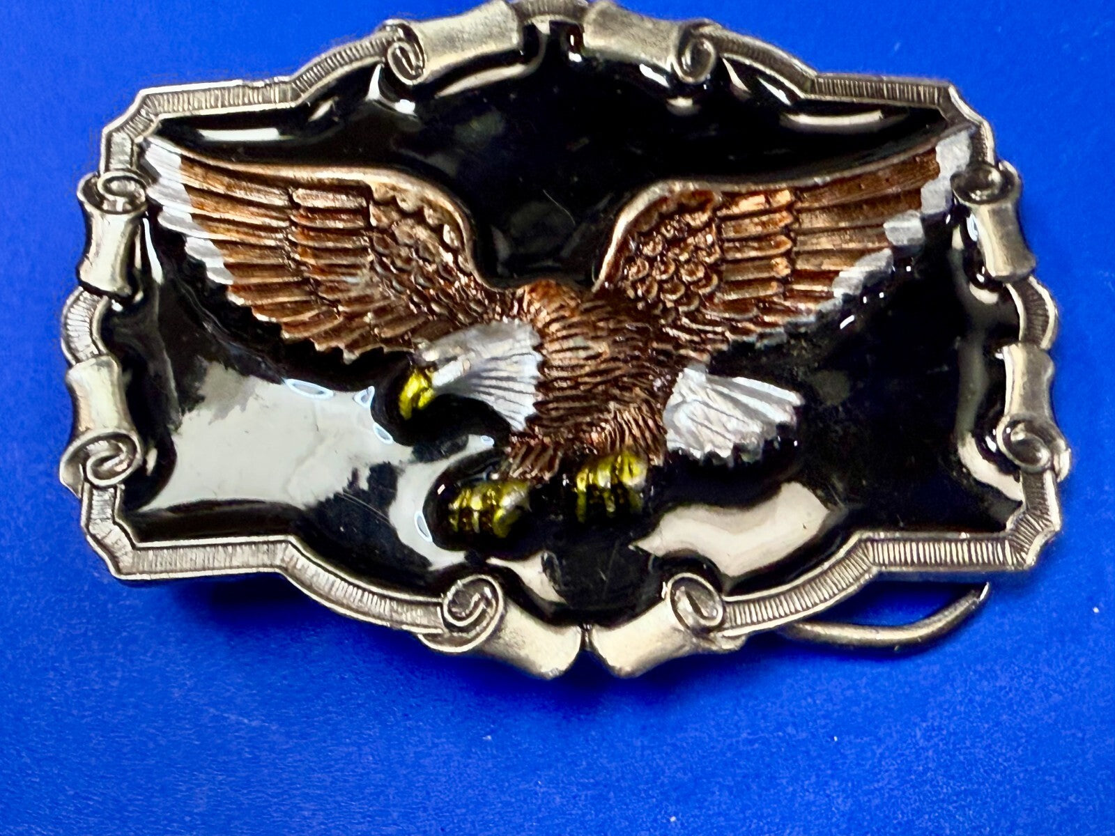 Vintage 1983 Patriotic American Bald Eagle - The Great American Buckle Co