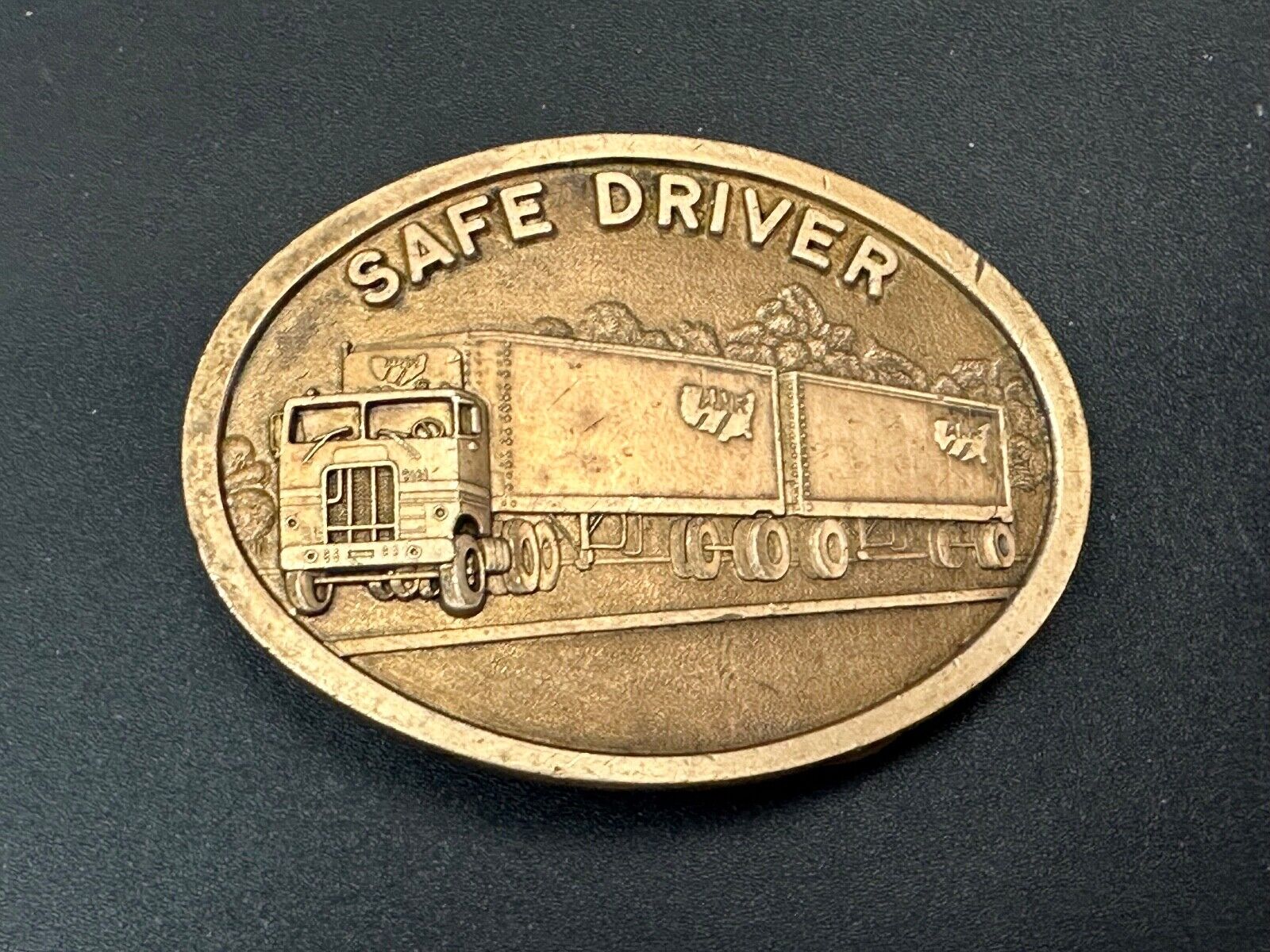 ANR Transportation Co v- Vintage Semi Drivers Safety Award belt buckle
