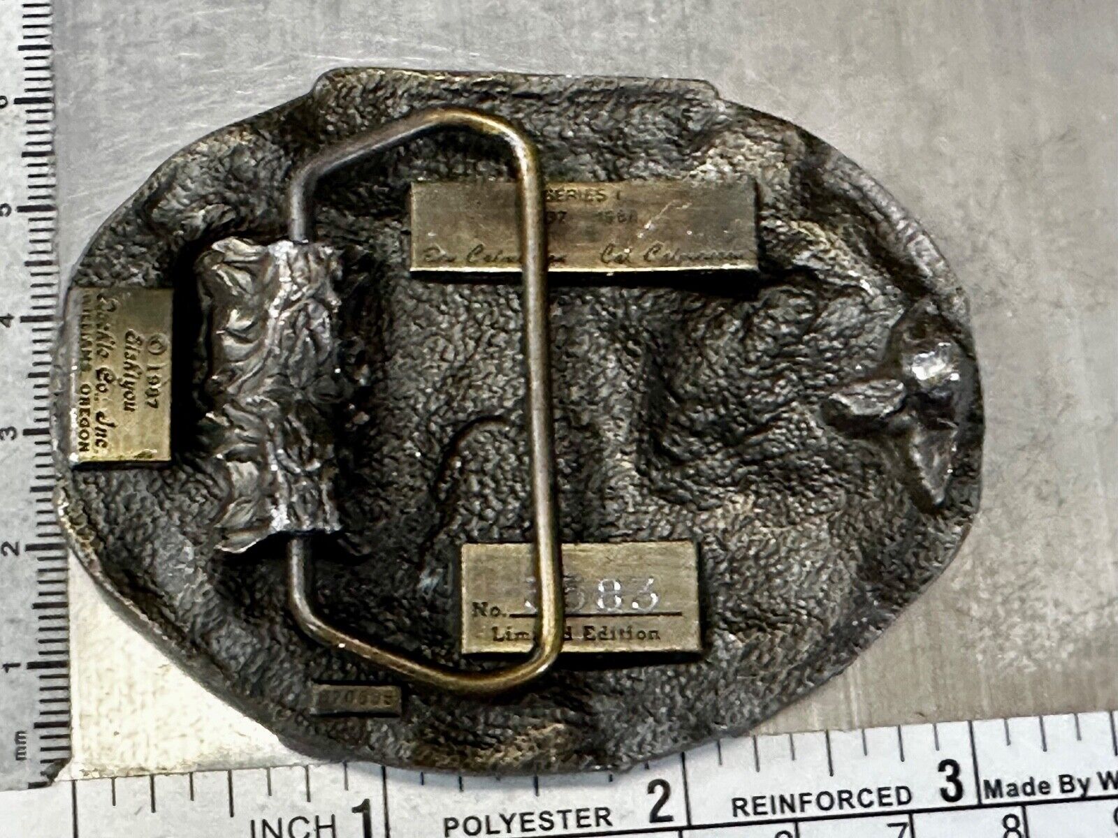 TISCO 51 Years Tractor Implement Supply Co. Belt Buckle Vintage 1987 by Siskiyou