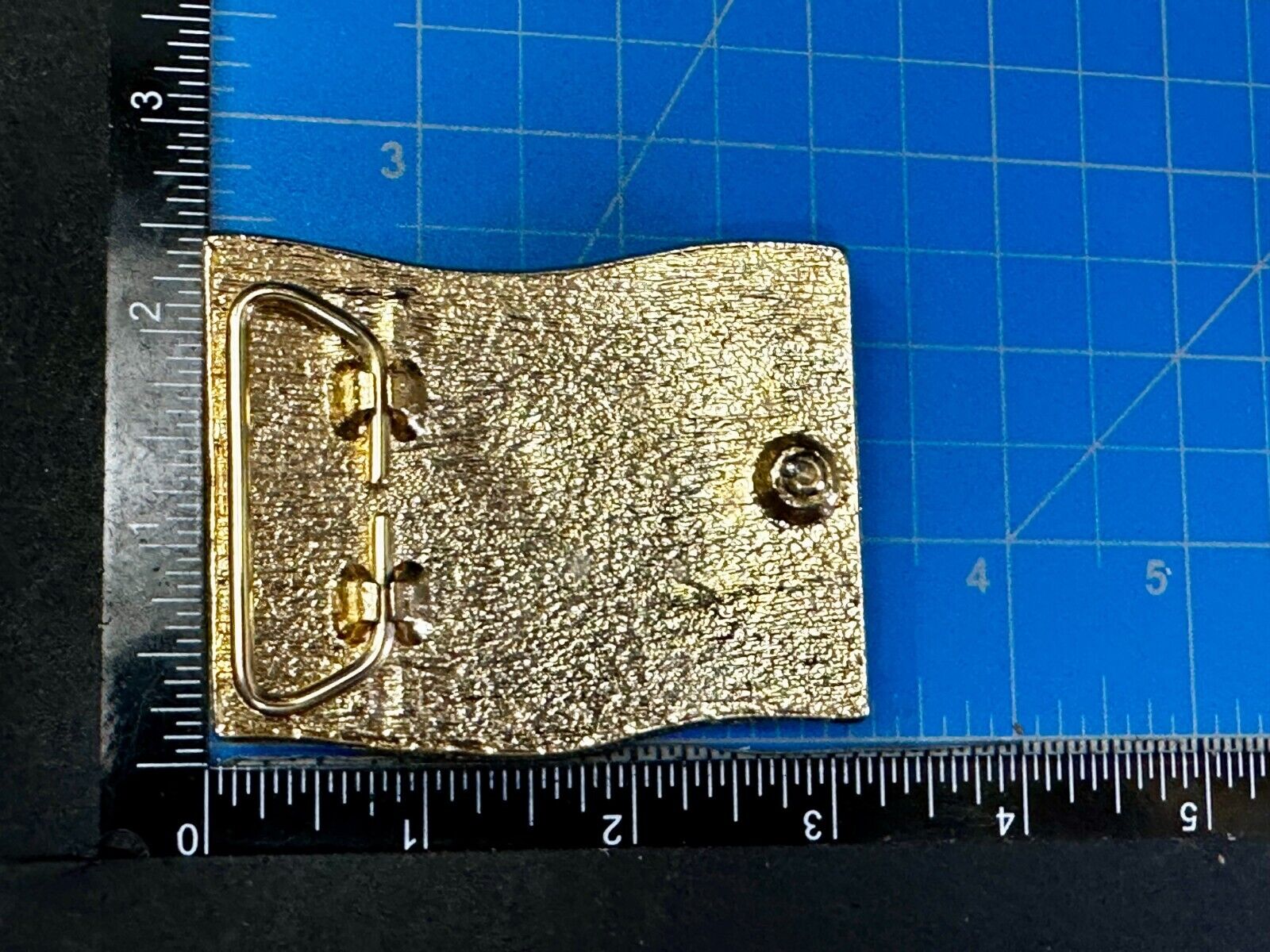 America Bicentennial Spirit of 76" Patriotic Flag Marching Band Belt Buckle