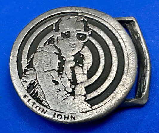 ***ELTON JOHN*** MUSIC SOUVENIR 1970's VINTAGE COMMEMORATIVE BELT BUCKLE