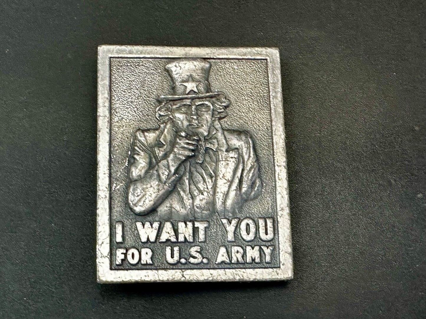 Uncle Sam Poster -I Want You for US Army Belt Buckle 1976 Bergamot Belt Buckle