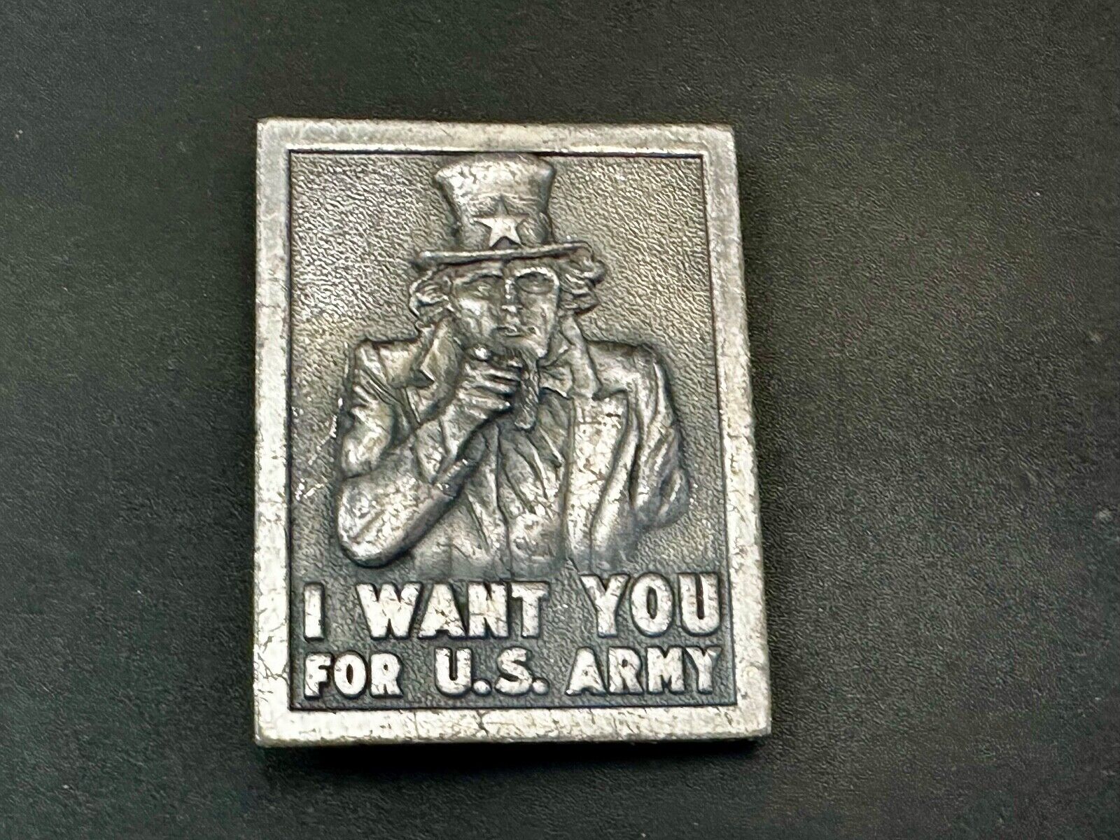 Uncle Sam Poster -I Want You for US Army Belt Buckle 1976 Bergamot Belt Buckle