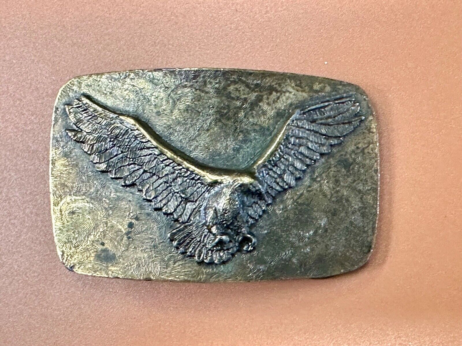 Majestic Patriotic EAGLE Vtg.  1981 The Great American belt buckle Commemorative