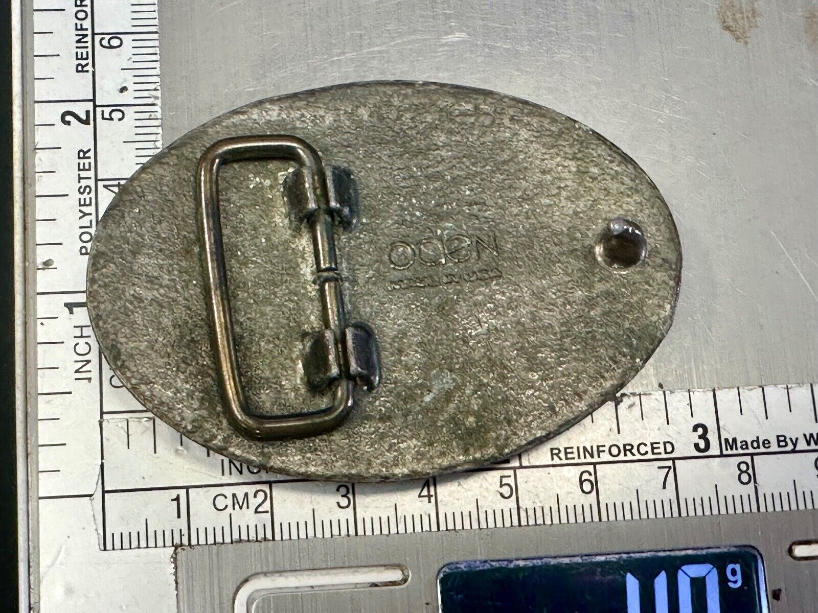 ALAN Custom Name Vintage Western Oval belt buckle by Oden