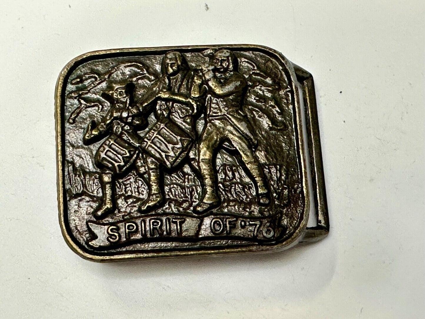 Spirit of 76 Marching Band American Patriot Patriotic Vintage Belt Buckle