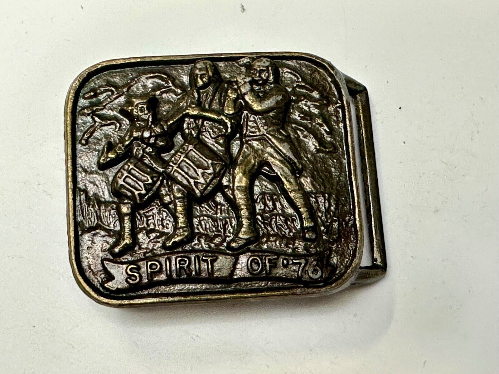 Spirit of 76 Marching Band American Patriot Patriotic Vintage Belt Buckle