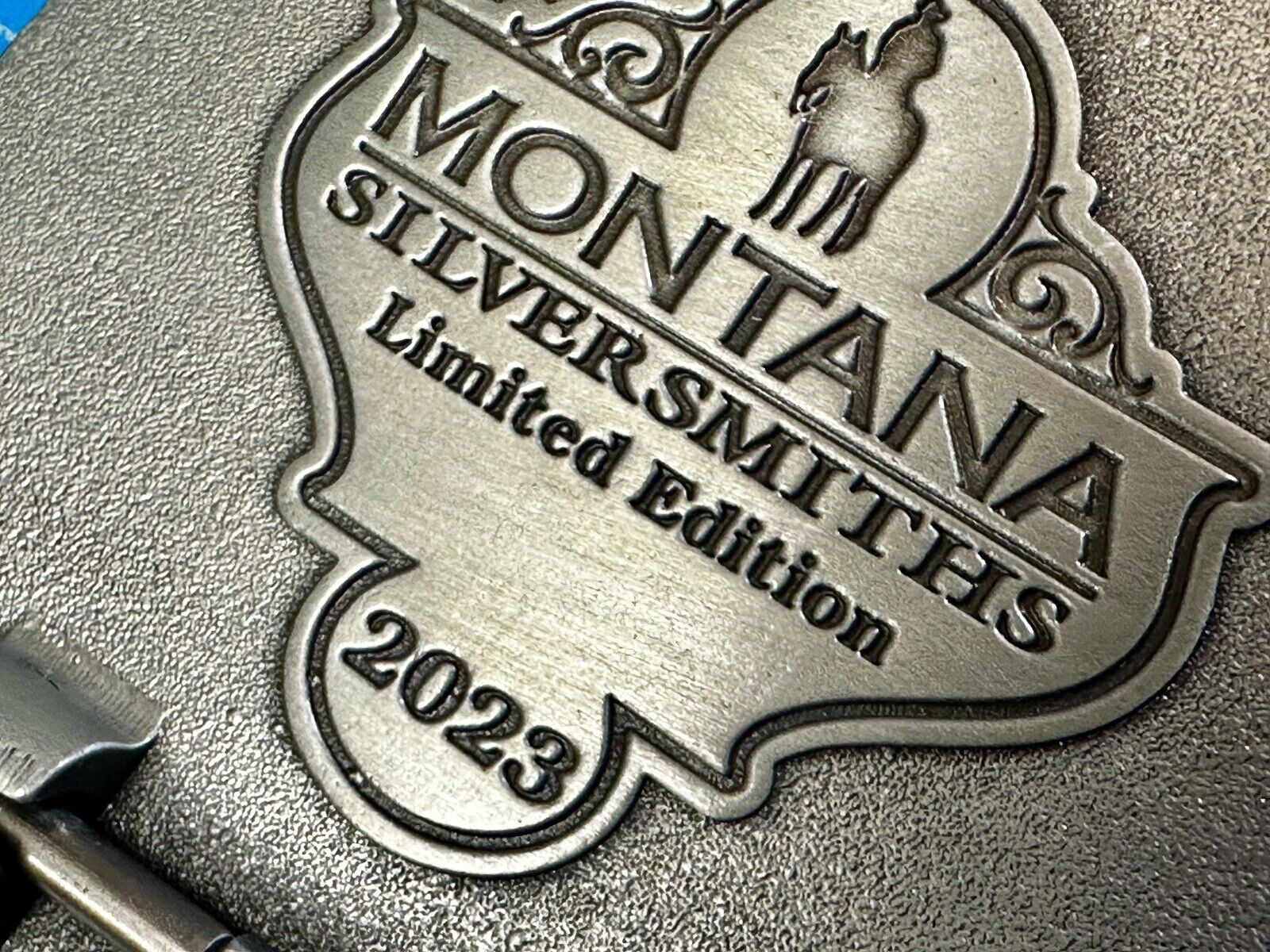 2023 Pendleton Whisky Let'er Buck Montana Silversmith Rodeo Cowboys Belt Buckle