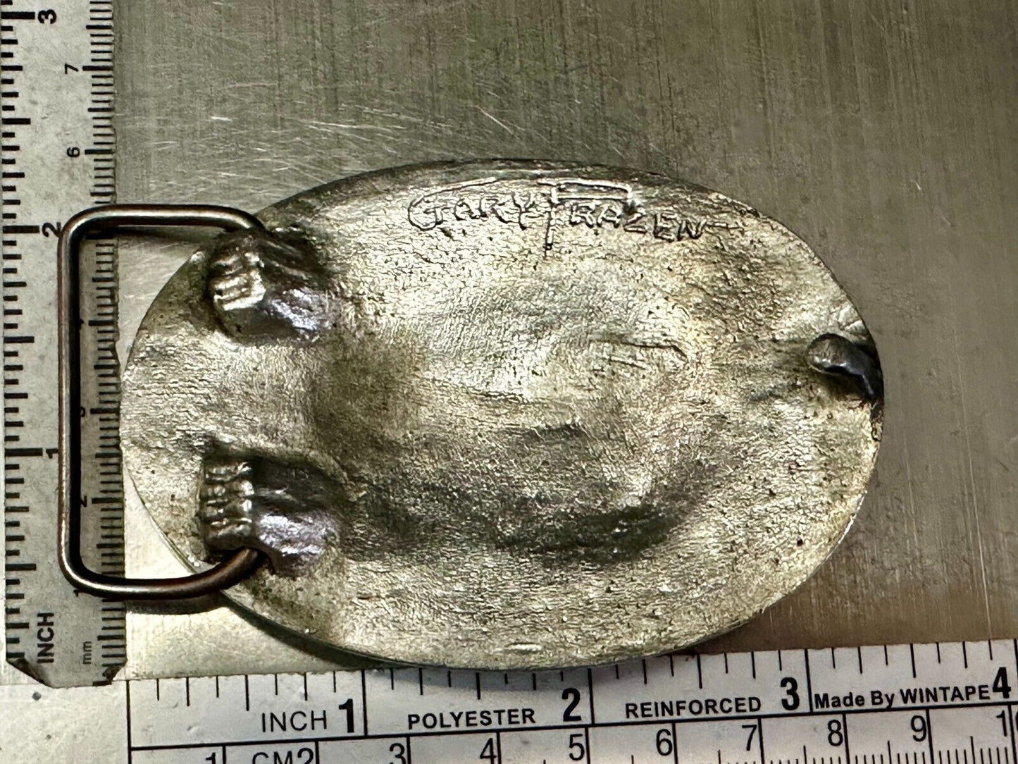 Andalex Wildcat Loadout Vintage Sculpture Belt Buckle by Artist Gary Prazen