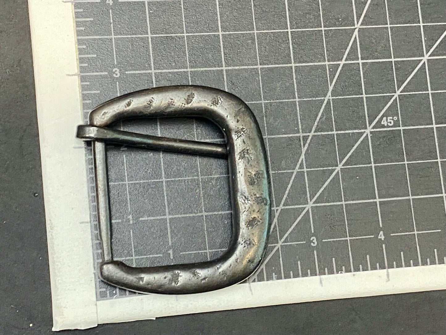 Unique Distressed Black Replacement Belt Buckle