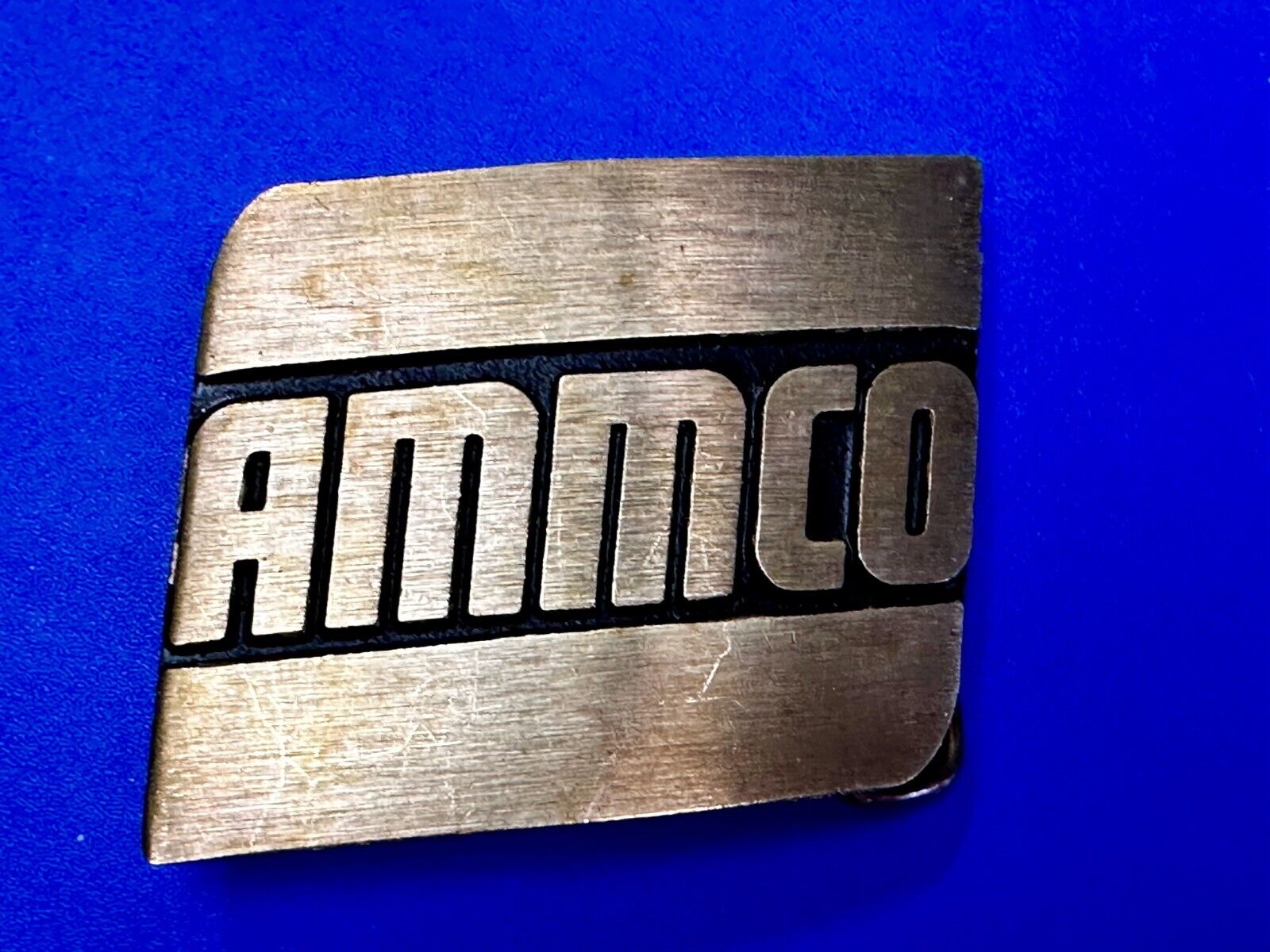 Ammco Solid Brass Transmition Brake Auto Car Shop Belt Buckle By Dynabuckle