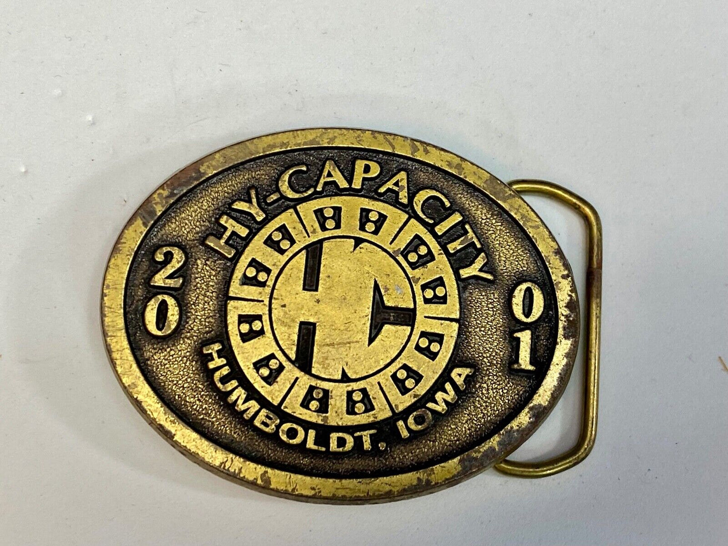 2001 Hy-Capacity Tractor Farming Agriculture Parts Limited Edition Belt Buckle 