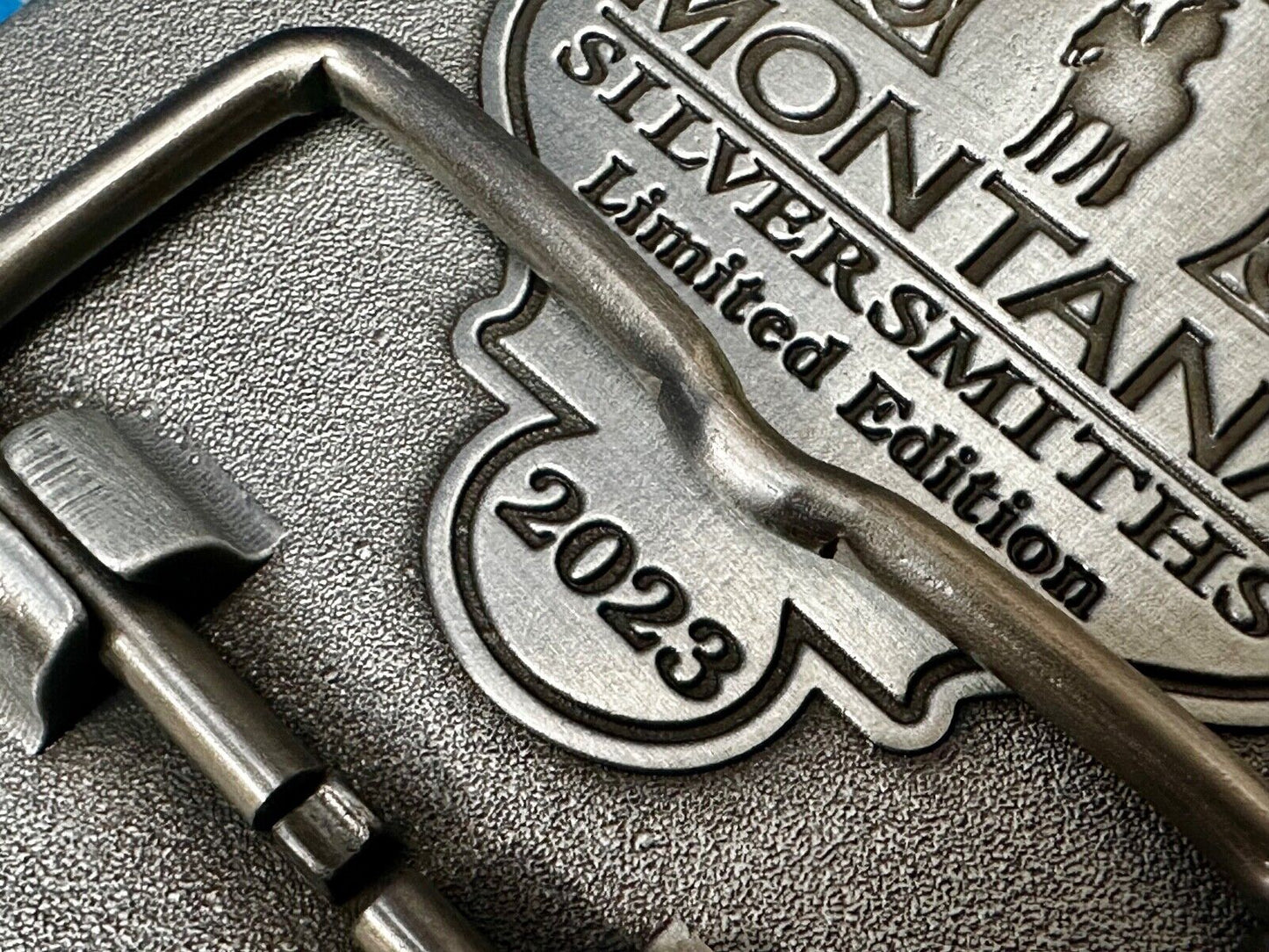 2023 PENDLETON WHISKY BRAND PROMO BELT BUCKLE MONTANA SILVERSMITHS COWBOY RODEO