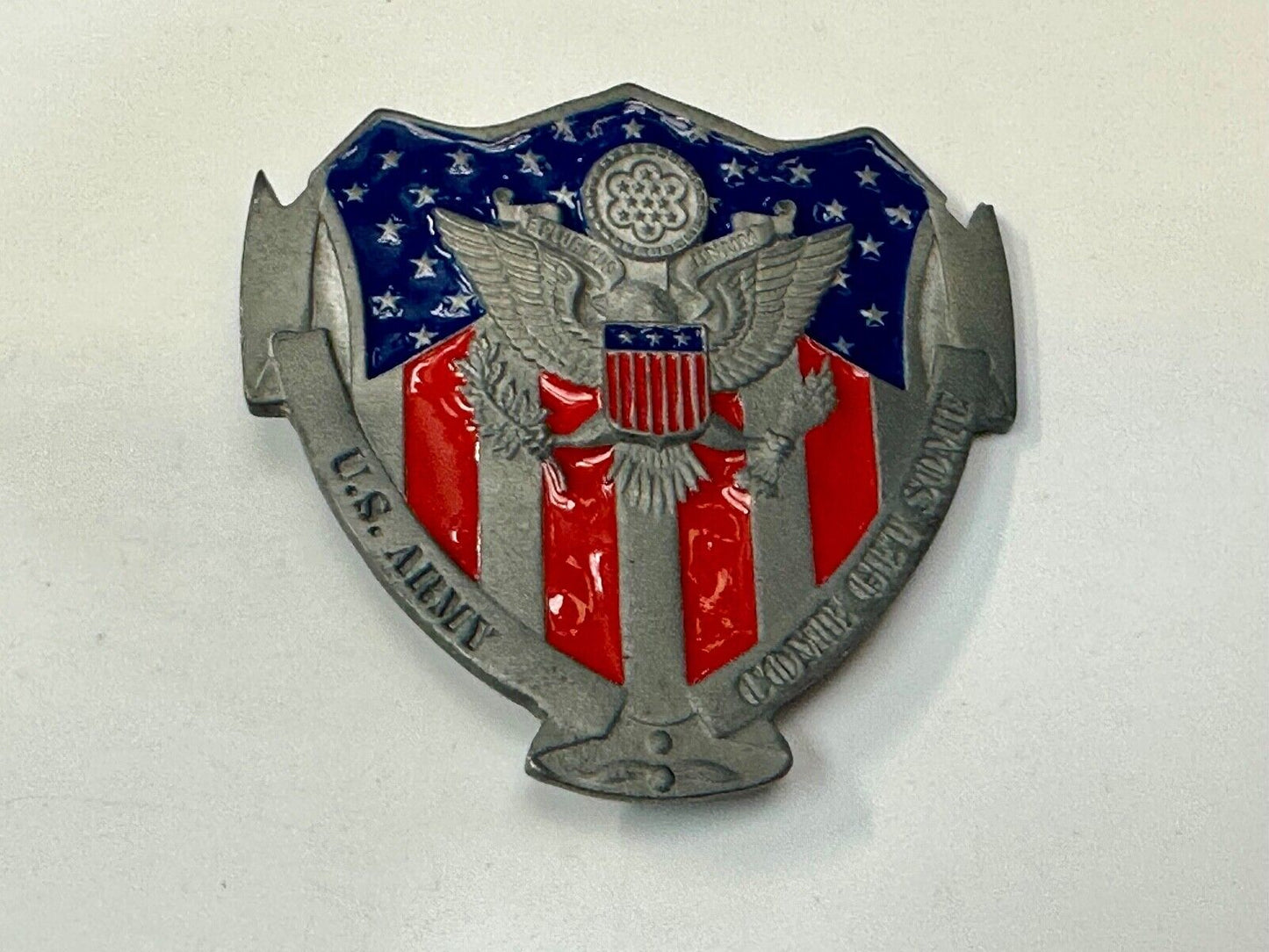 U.S. Army Patriotic America Belt Buckle Come Get Some Buckle Great American Prod