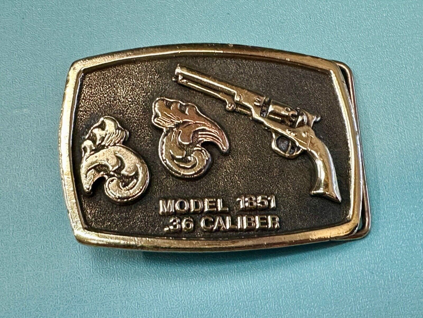 Vintage Gun Collectors Model 1851 .36 Caliber belt buckle by ADezy