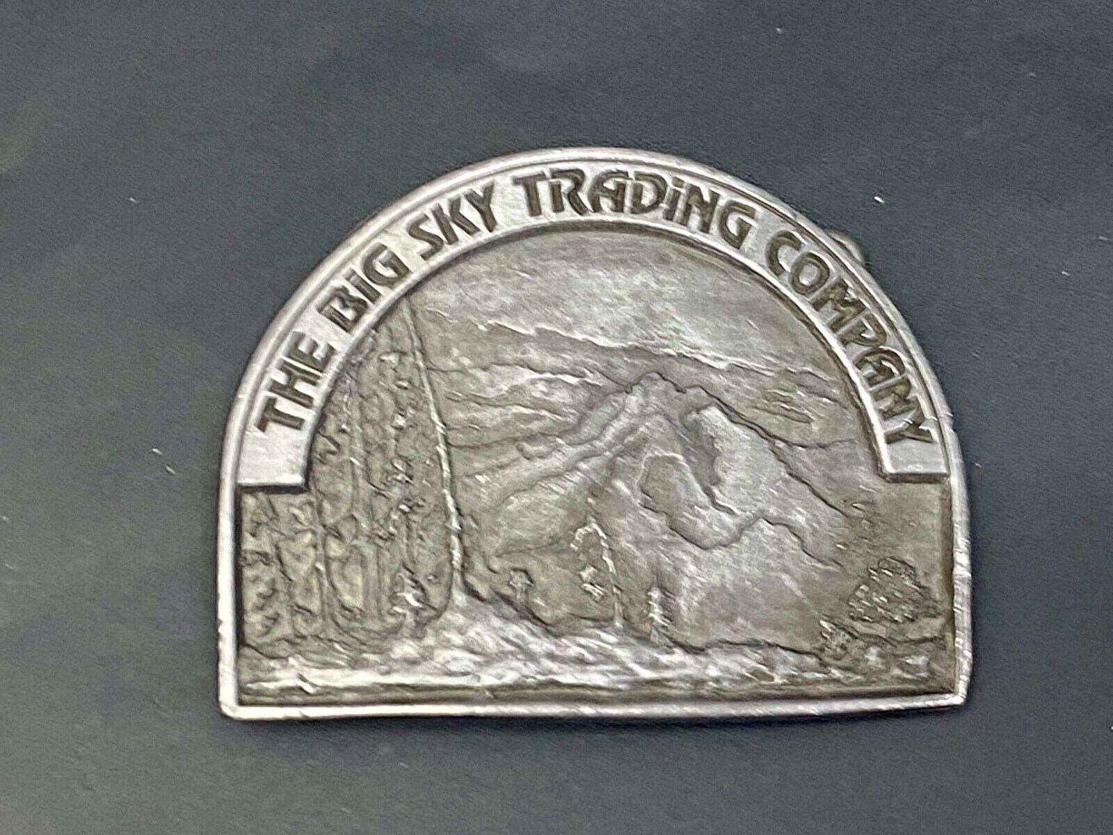 The Big Sky Trading Company Belt Buckle By La Verla Bloomington Indiana 