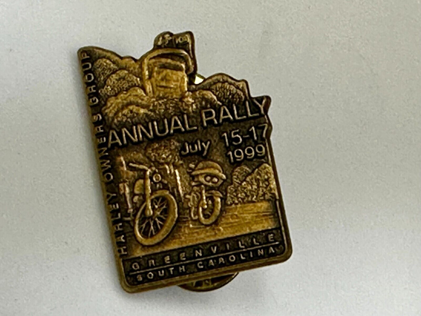 1999 Harley Davidson Owners Group ANNUAL RALLY South Carolina Vest Jacket pin