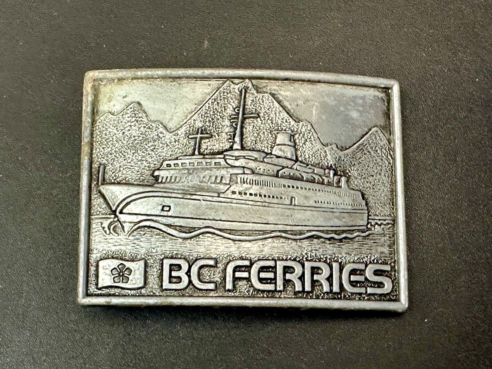 BC Ferries  Passenger Boat Ship Company vintage Century Canada belt buckle