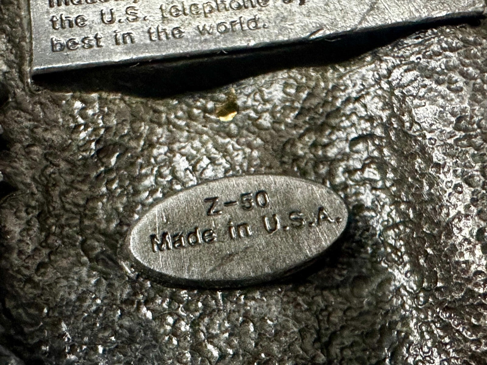 Telephone Lineman Line Electrical Worker Commemorative 1988 Siskiyou Belt Buckle