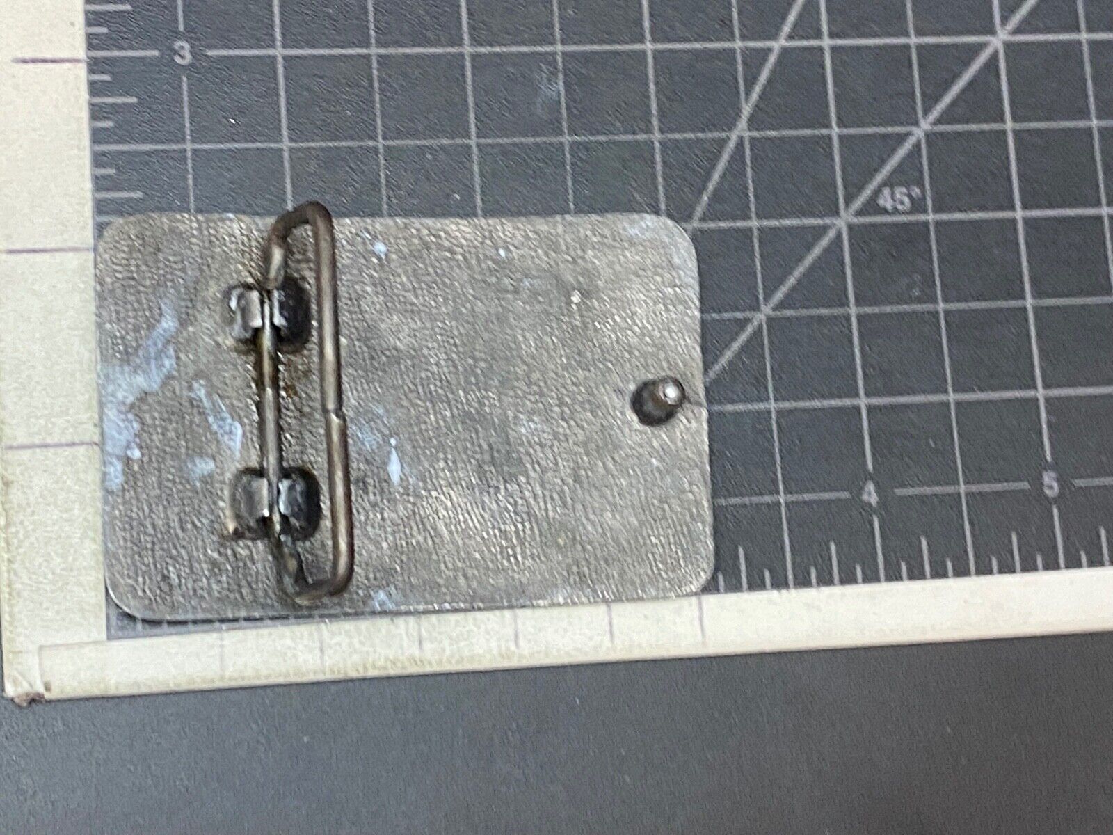 Unknown To Me! Touomskins Metal Rectangular Belt Buckle