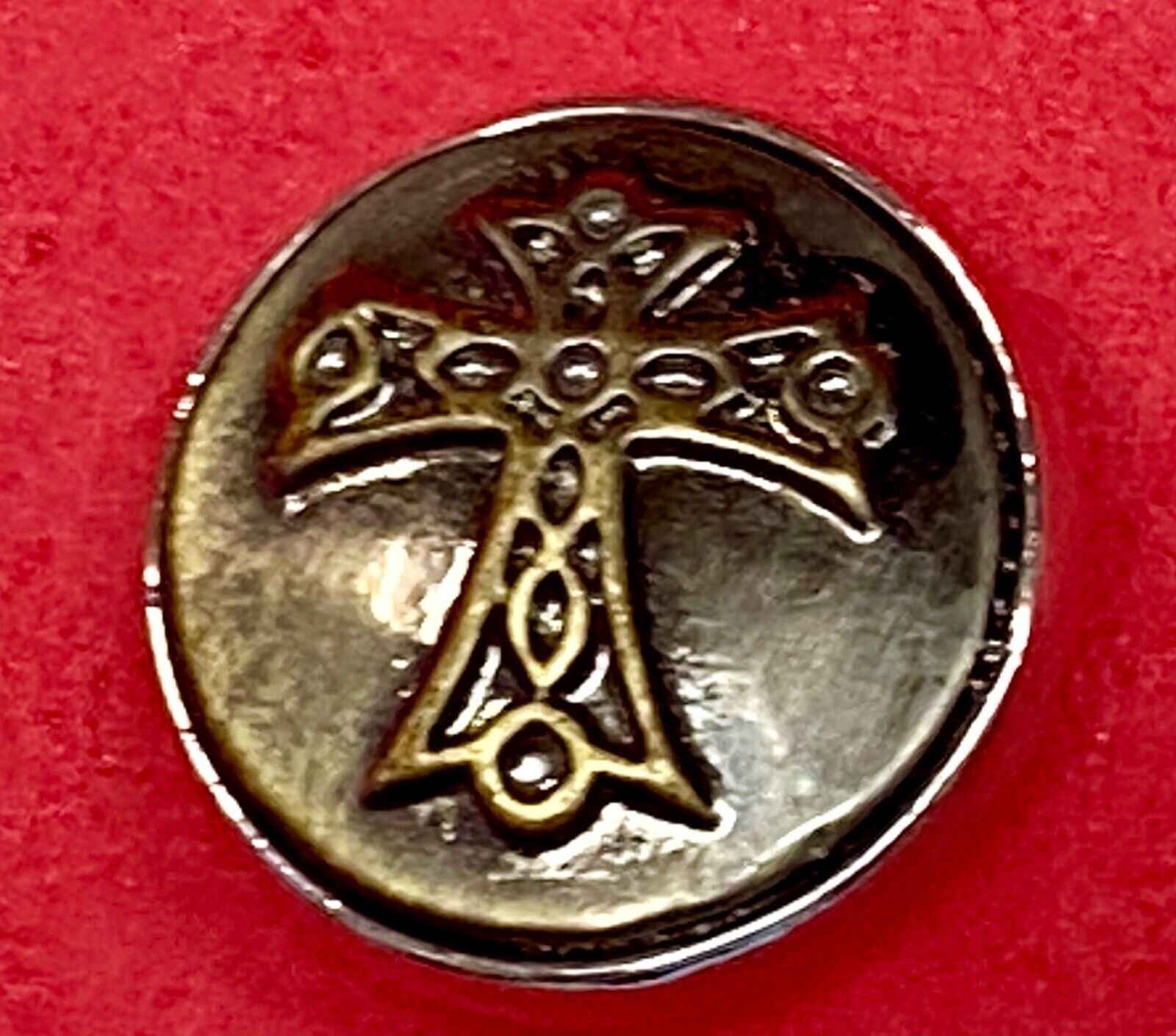 Thick Cross theme  18mm Button Charms Ginger Snaps - Magnolia Vine