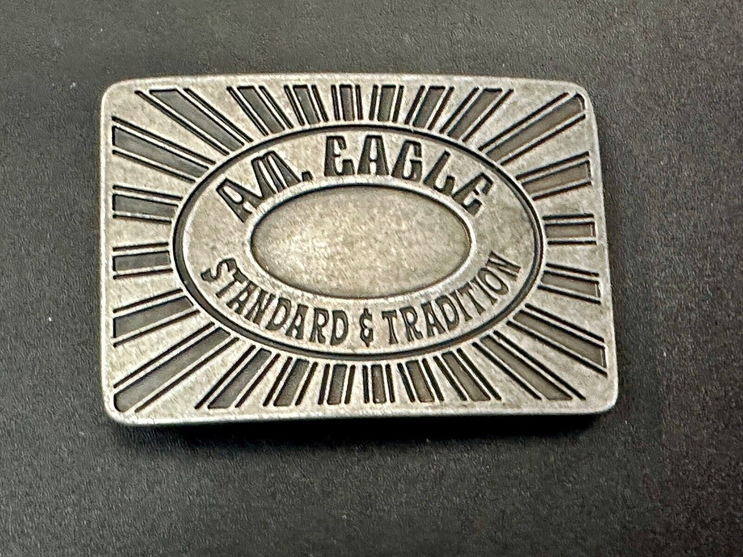 AM EAGLE STANDARD AND TRADITION BELT BUCKLE