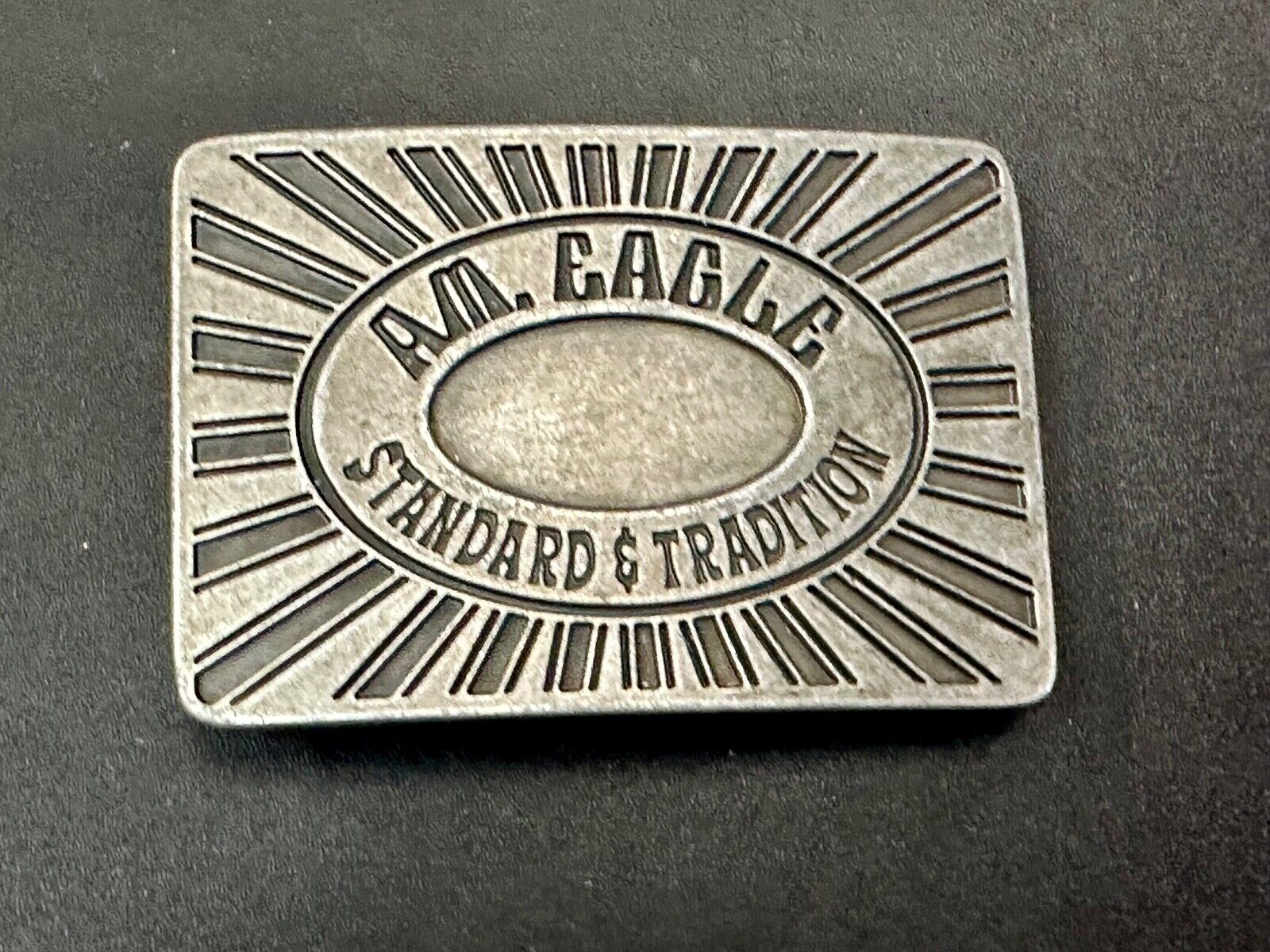 AM EAGLE STANDARD AND TRADITION BELT BUCKLE