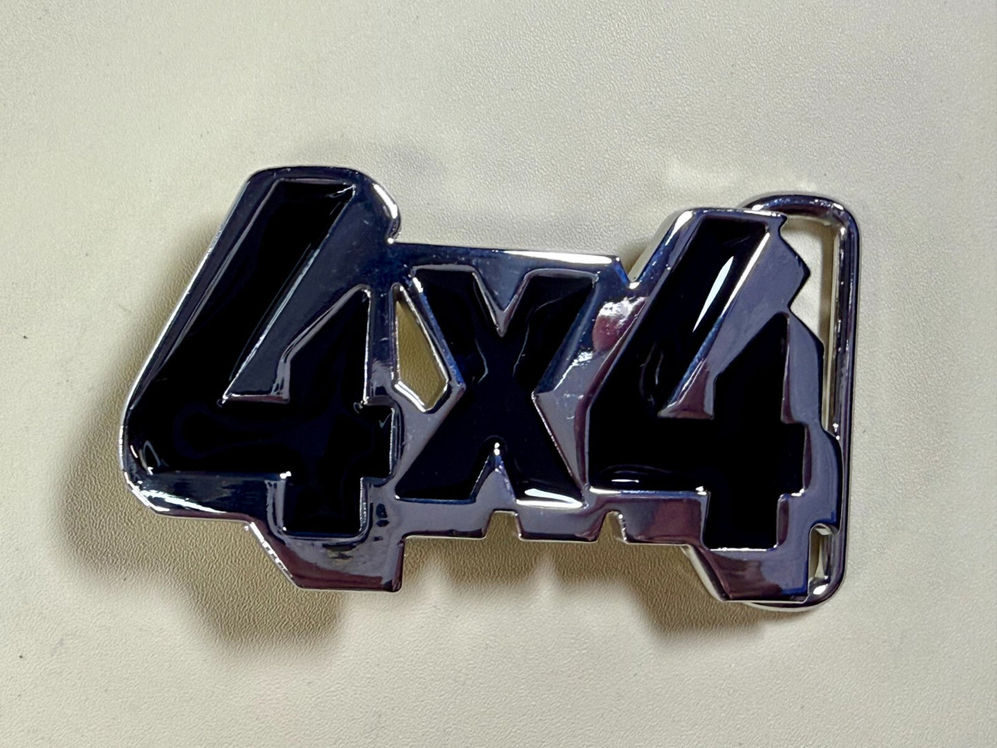 4X4 Four By Truck All Wheel Drive Gear Block Letters Cutout Belt Buckle