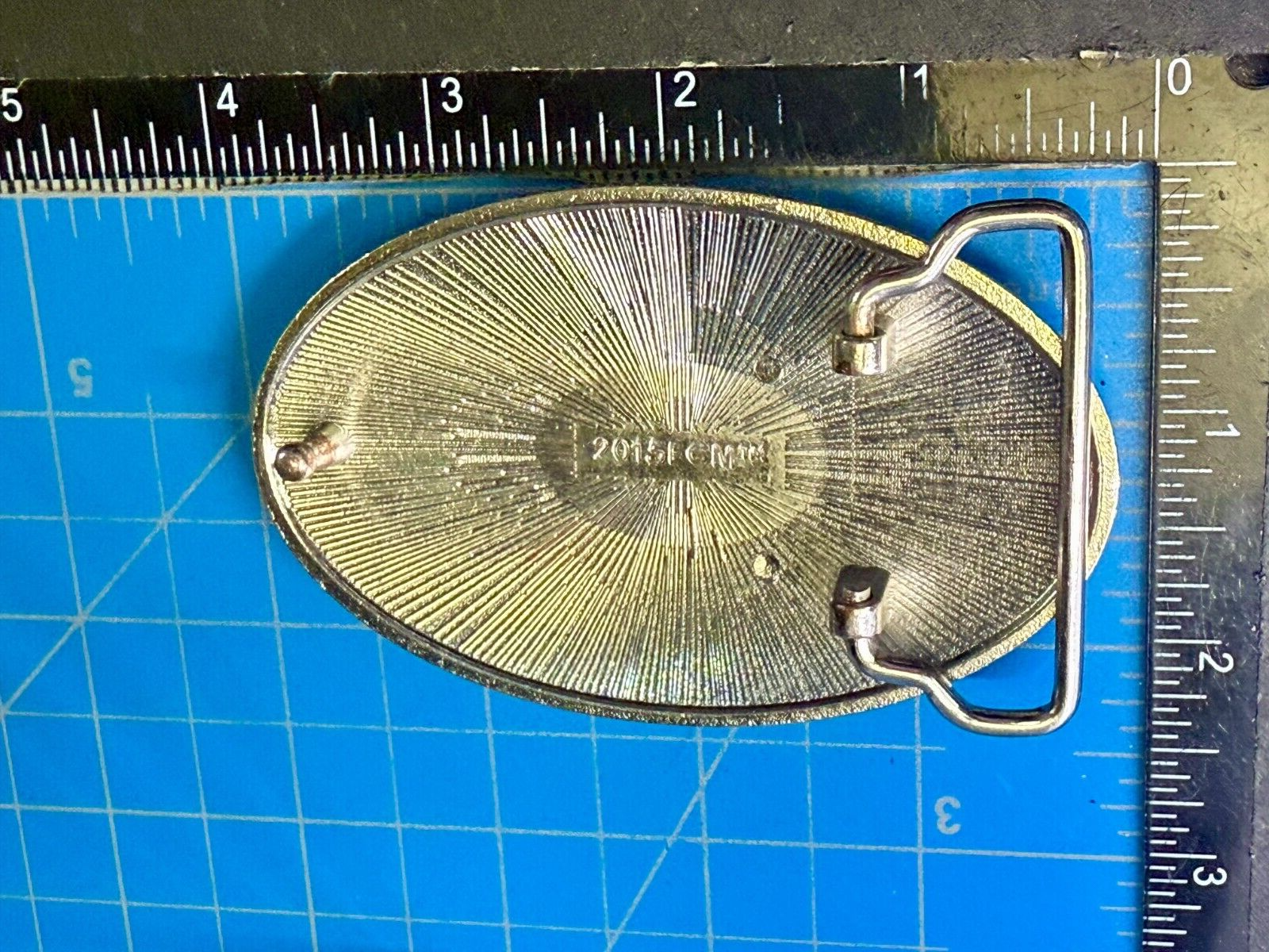 United States of America Treaty Delaware Dollar Coin Collectors FCM Belt Buckle