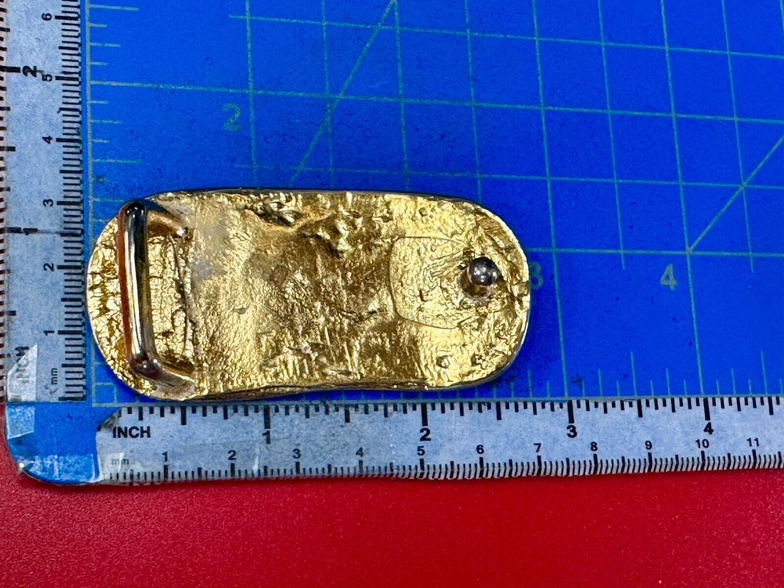 unique gold tone long skinny dress style belt buckle