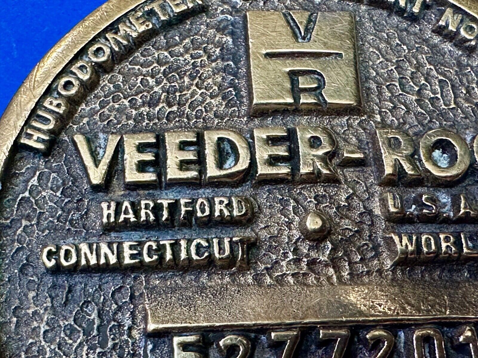 VEEDER-ROOT WHEEL END HUBODOMETERS Belt Buckle By Paul Rollins Associates
