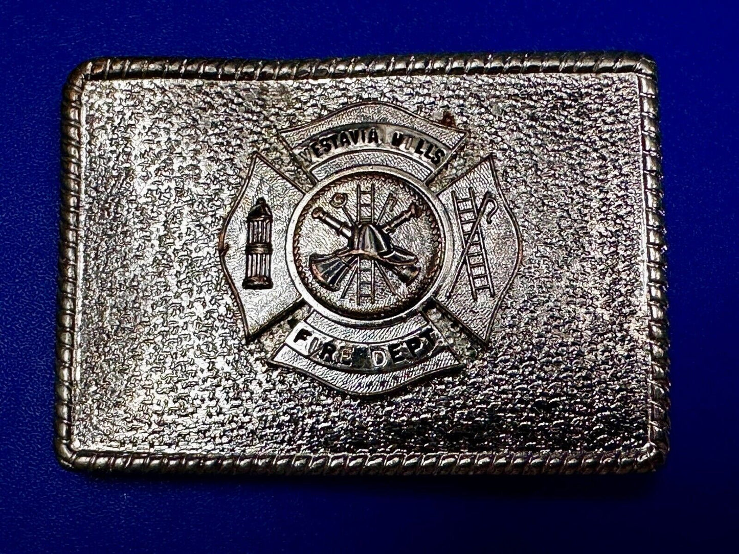 Vestavia Hills AL Department Fire Fighter Fireman Hook Fast Vintage Belt Buckle