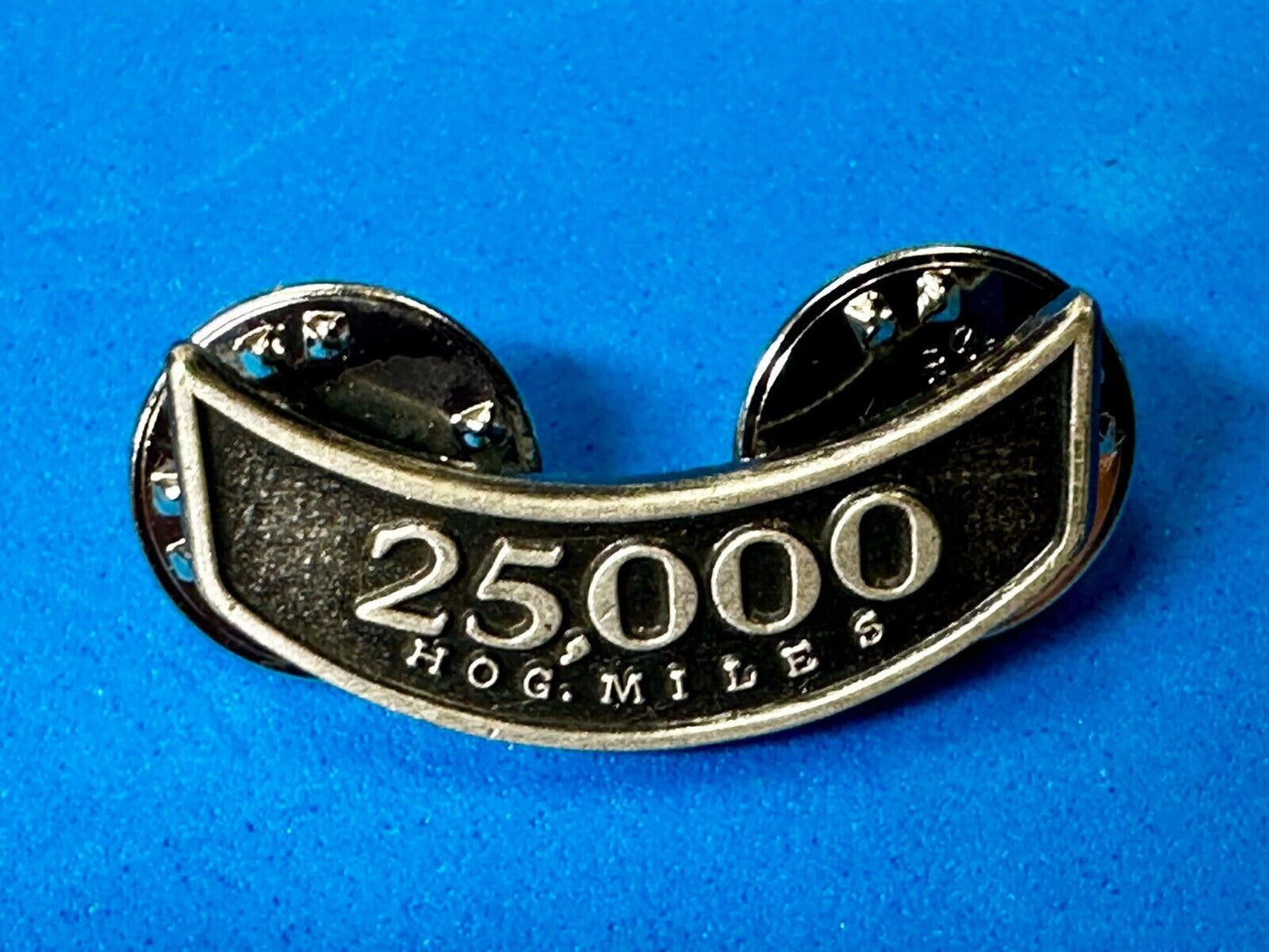 25,000 HOG Miles Award Harley Davidson Motorcycles Pin for Jacket or Vest