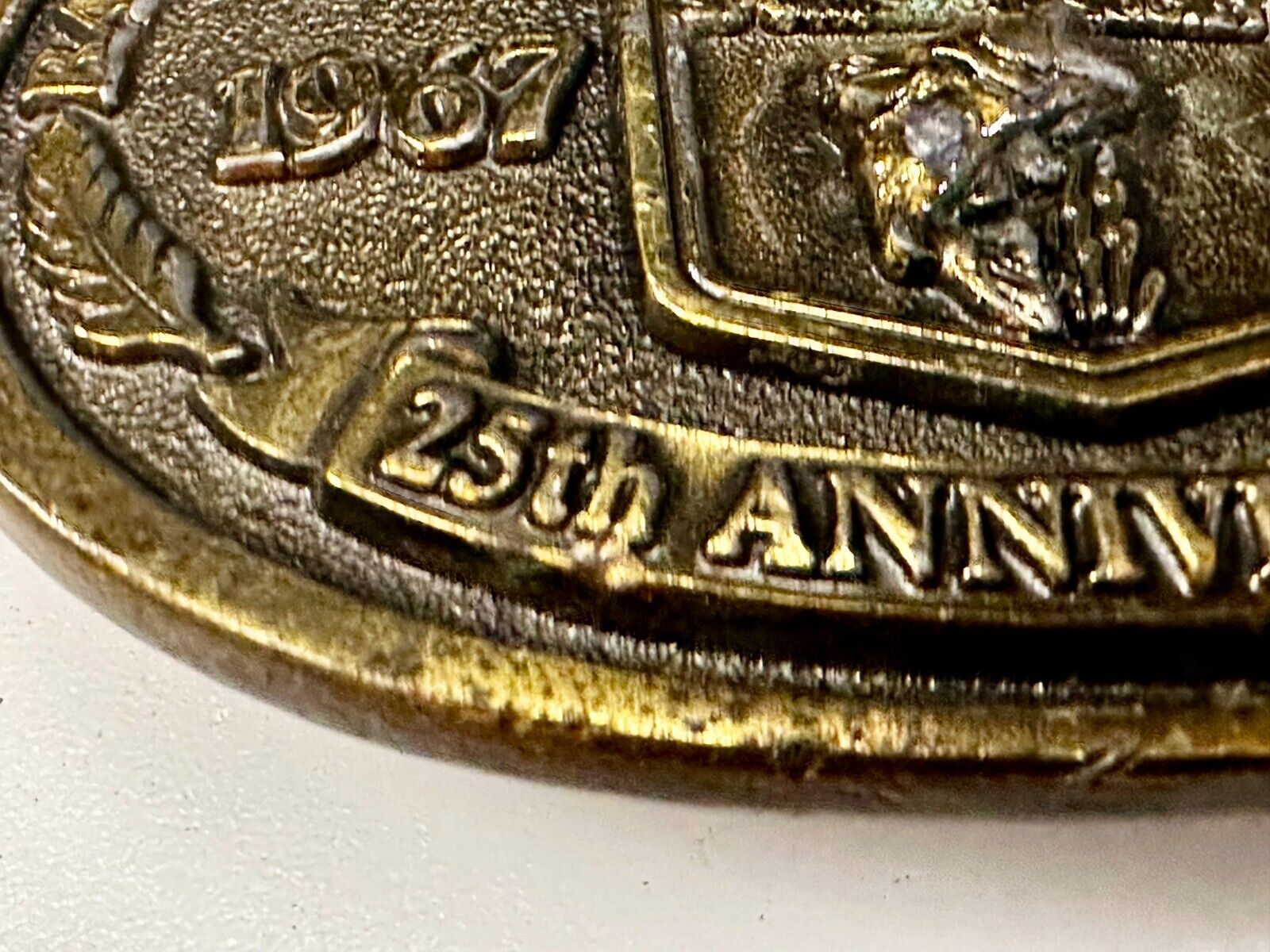 1992 Bass Anglers Sportsman Society Club 25th Anniversary Fishing Belt Buckle