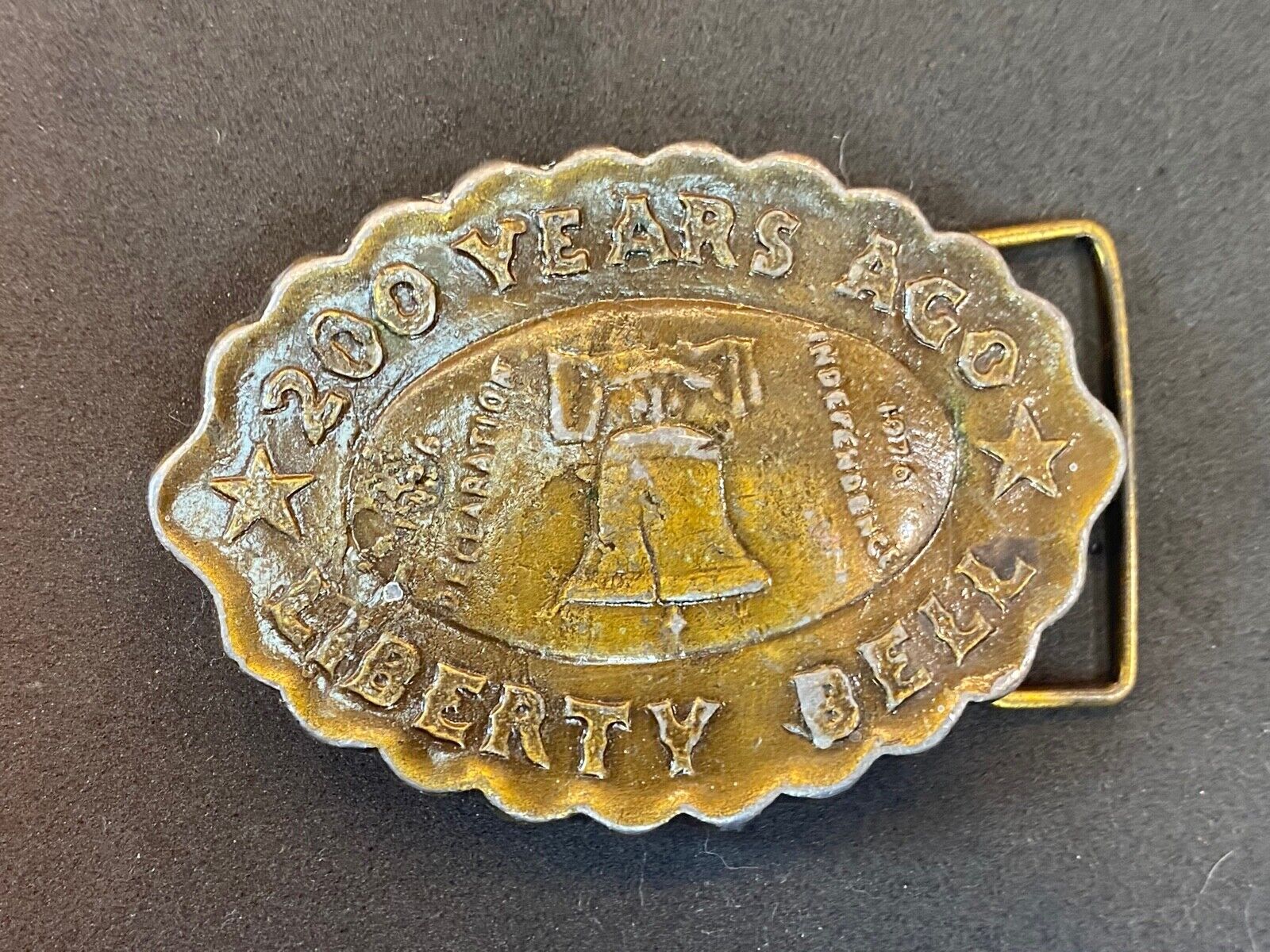 200 Years Ago! Usa United States Of America Liberty Bell Belt Buckle 