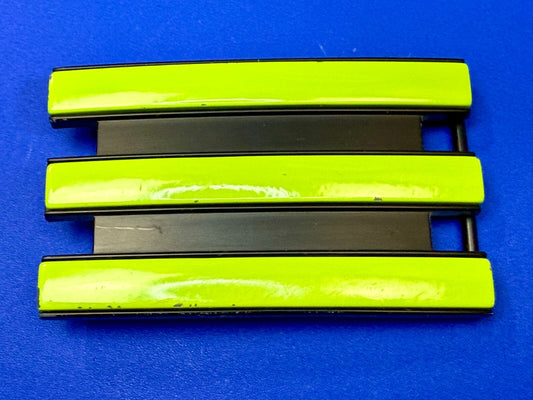 Adidas Golf Trophy Belt buckle Neon Green Stripes on Black