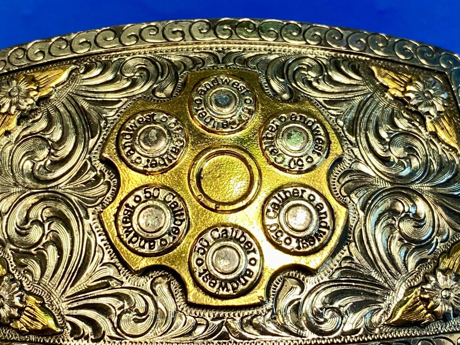 50 & 60 Caliber Unique Semi-Automatic Sniper Rifles Sub Machine Gun Belt Buckle