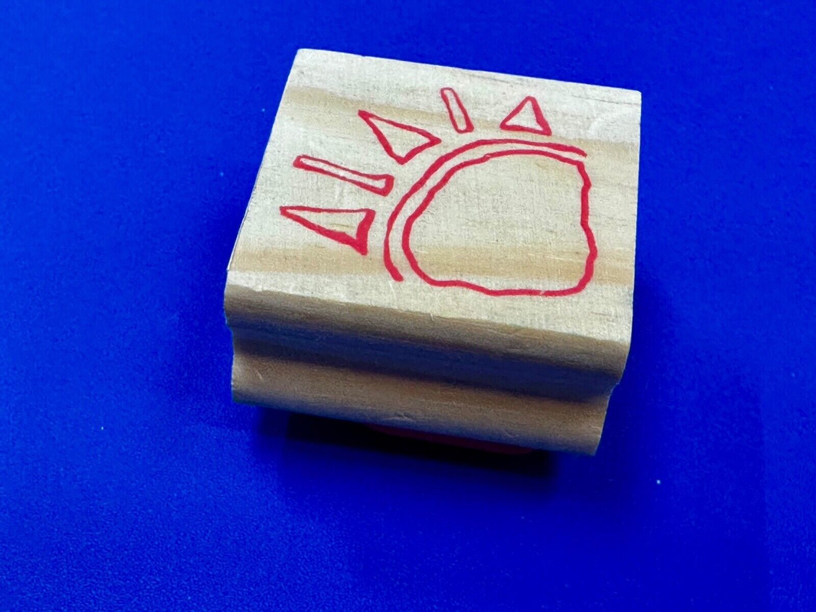 Bear Animal Paw Print - NOS 1.5" Rubber Stamp for Crafting and Card Making