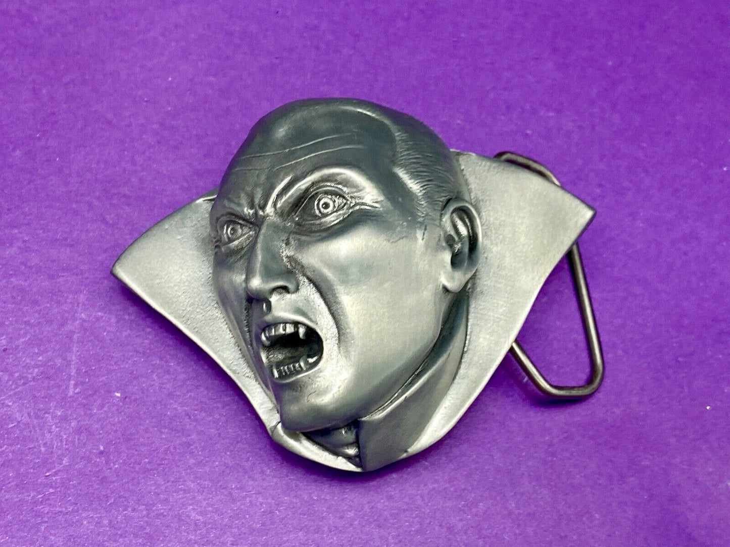 Vampire Fangs Count Dracula Blood Fang Novelty Figural Belt Buckle