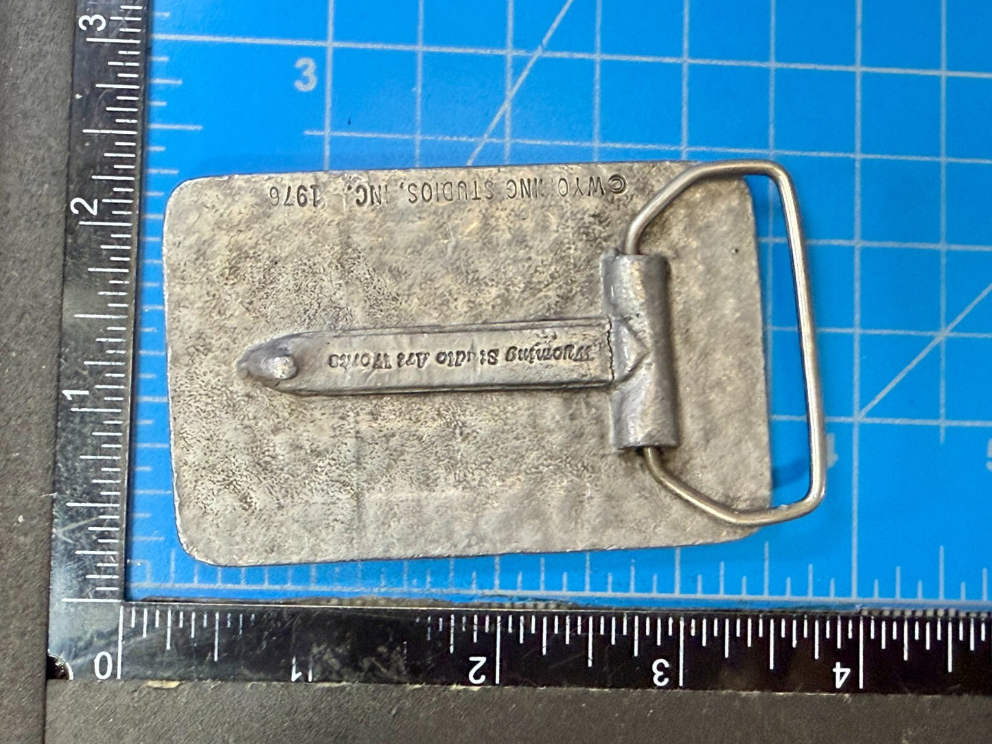 930 KAPR AM Radio Station Vintage 1976 Belt Buckle by Wyoming Studios Art Works