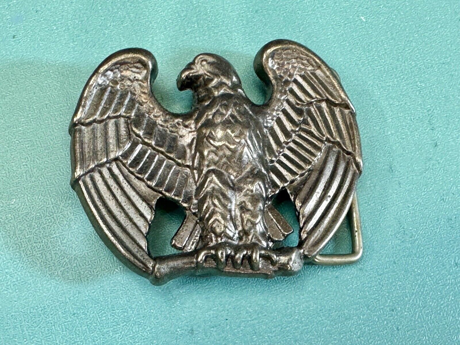 VINTAGE 1970'S IMPERIAL ROMAN EAGLE STYLE BELT BUCKLE IN BOX